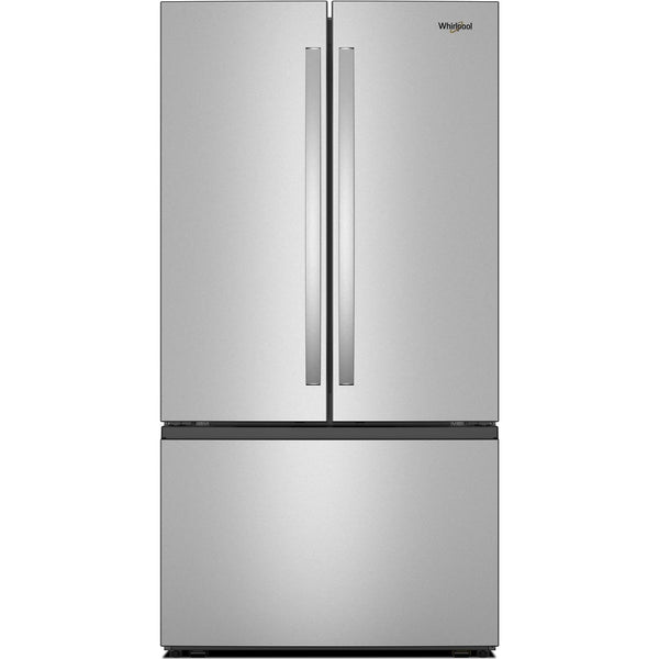 Whirlpool 36-inch, 31 cu.ft. French Door Refrigerator with Interior Water Dispenser WRFF3336SZ IMAGE 1