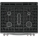 Frigidaire Gallery 30-inch Freestanding Gas Range with Convection Technology GCFG3059BF IMAGE 3