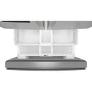 Réfrigérateur Whirlpool 36 pouces, 30 pi³, portes françaises, WRFF3536SZ - Rayures et bosses