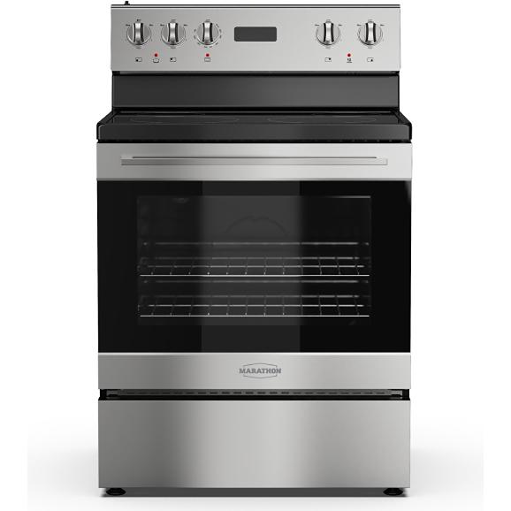 Marathon 30-inch Freestanding Electric Range MER3070SS IMAGE 1