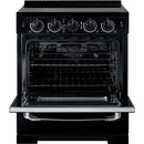 Unique Appliances 30-inch, Freestanding Induction Range UNQ-30CR IC B IMAGE 2