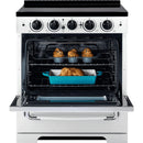  Unique Appliances 30-inch, Freestanding Induction Range UNQ-30CR IC W IMAGE 3