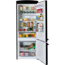  Unique Appliances 28-inch, 17 cu. ft. Freestanding Top Freezer Refrigerator UNQ-455L B AC IMAGE 2