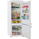  Unique Appliances 28-inch, 17 cu. ft. Freestanding Top Freezer Refrigerator UNQ-455L W AC IMAGE 2