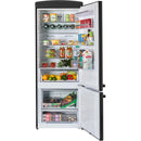  Unique Appliances 28-inch, 17 cu. ft. Freestanding Top Freezer Refrigerator UNQ-455L MB AC IMAGE 9