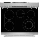 Maytag 30" 5.3 cu Smart Glass Top Range with Grill Mode YMFES7030SZ - Scratch and Dent