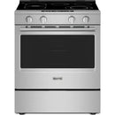 Maytag 30" 5.3 cu Smart Slide-In Glass Top Range with Grill Mode YMSES7030SZ - Scratch and Dent