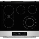 Maytag 30" 5.3 cu Smart Slide-In Glass Top Range with Grill Mode YMSES7030SZ - Scratch and Dent