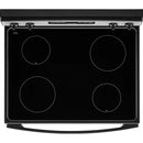 Amana 30" 4.8 cu Glass Top Range YAER6203MSS - Scratch and Dent