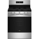 Whirlpool 30" 5 cu Freestanding Gas Range WFGS4530SZ with Air Cooking Technology - Scratch and Dent