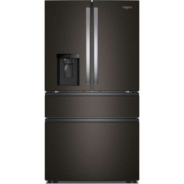  Whirlpool 36-inch French 4-Door Refrigerator with Water and Ice Dispensing System WRMF3636SV IMAGE 1