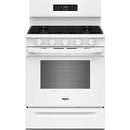Whirlpool 5 cu Freestanding Gas Range WFGS5730SW - Scratch and Dent