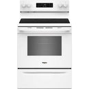 Whirlpool 30 inch 5.3 cu. ft. Convection Air Fry Glass Top Range YWFES4530SW - Scratch & Dent