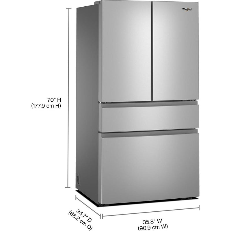  Whirlpool 36-inch French 4-Door Refrigerator WRMF3336SZ IMAGE 10