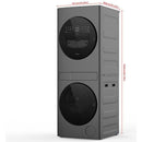  Whirlpool 24-in Compact ENERGY STAR® Certified Ventless Heat Pump Laundry Tower with Washer and Electric Dryer YWFH5424SJ IMAGE 7