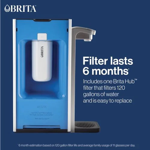 Brita Hub Instant Powerful Countertop Water Filtration 87340C - Refurbished