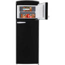  Unique Appliances 21.6-inch, 7.5 cu. ft. Freestanding Top Freezer Refrigerator UNQ-FR7CT MB AC IMAGE 6