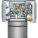  Frigidaire Professional 36-inch, 21 cu. ft. Counter-Depth French 4-Door Refrigerator with Custom-Flex® Temperature Drawer PRMC2290BF IMAGE 2