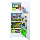  Unique Appliances 24-inch, 10.3 cu. ft. Freestanding Top Freezer Refrigerator - Solar UGP-290L W IMAGE 2