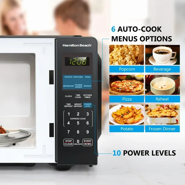 Hamilton Beach 0.9 Cu ft 900 W Countertop Microwave HBCMPG09S1-L2 - Refurbished