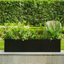 Garvee 51" x 18" x 12" Rectangular Metal Planter Box with Drainage Holes