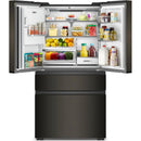  Whirlpool 36-inch, 22 cu. ft. Counter-Depth Freestanding French 4-Door Refrigerator with Nugget Ice WRMC7436TV IMAGE 3