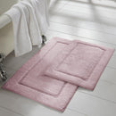 Modern Threads Loop Dusty Rose Bath Rugs (Set of 2) C000437202 - Like New