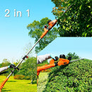 Garcare 2-in-1 Corded Pole Hedge Trimmer GPHT06 - Refurbished