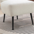 Finca Ancha Armless Accent Sherpa Chair
