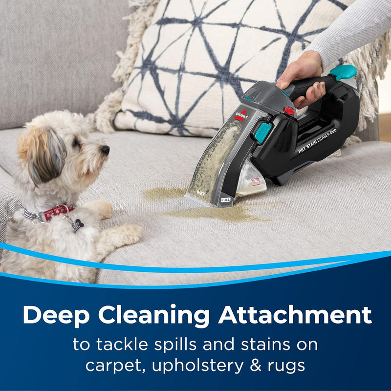 Bissell® Pet Stain Eraser™ Duo 2-in-1 Cordless Portable Deep Cleaner and Hand Vacuum 3706C - Refurbished