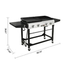 Barbecue et plaque de cuisson pliables à propane Royal Gourmet® GD401 à 4 brûleurs - Remis à neuf 