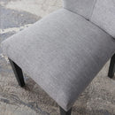 Padma House Padded Linen Dinning Chairs (Set of 2)