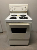 Cuisinière White Westinghouse à bobine de 24 pouces d'occasion