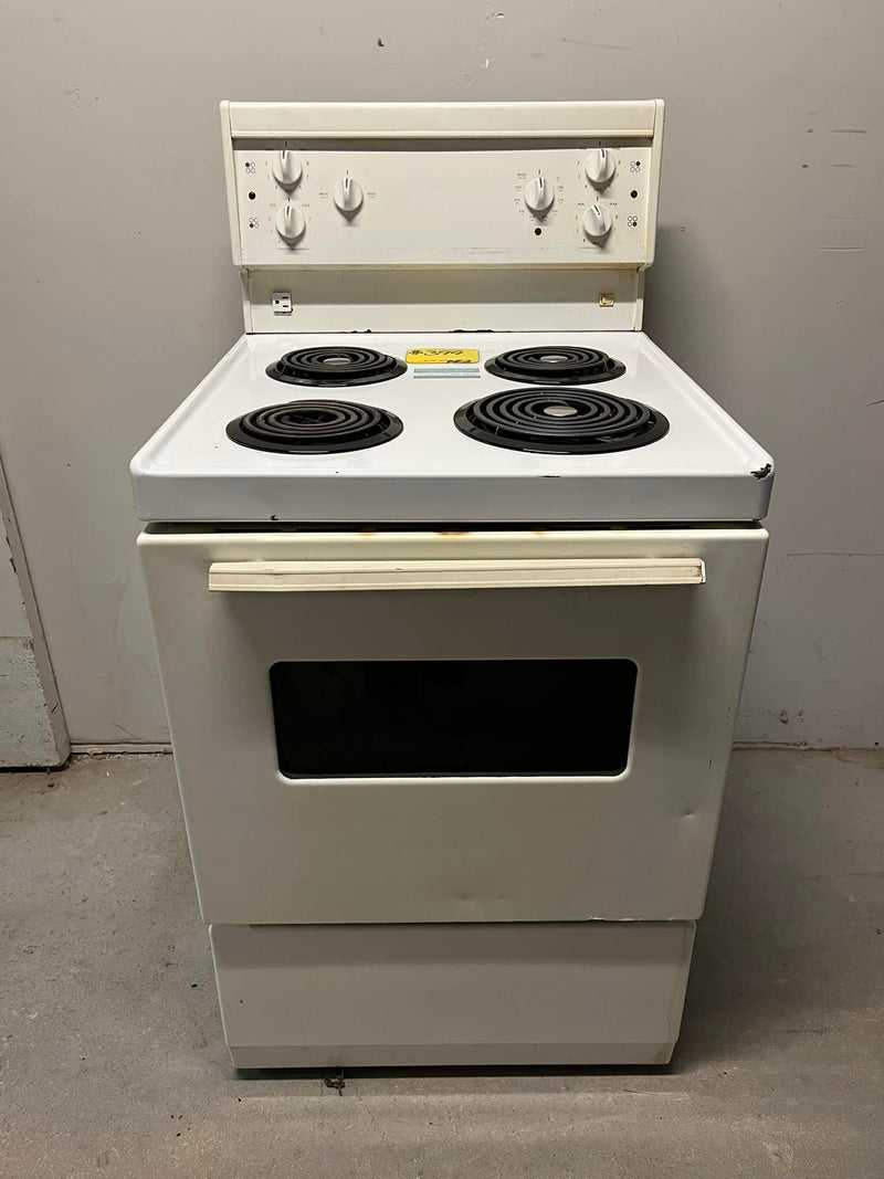Used White Westinghouse 24 Coil Top Range Elmira Home Comfort Appliances