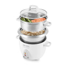 AROMA Select Stainless 3-cup Rice Cooker