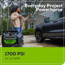 Greenworks 1700 PSI 1.2 GPM 13 Amp Electric Pressure Washer