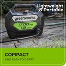 Greenworks 1700 PSI 1.2 GPM 13 Amp Electric Pressure Washer