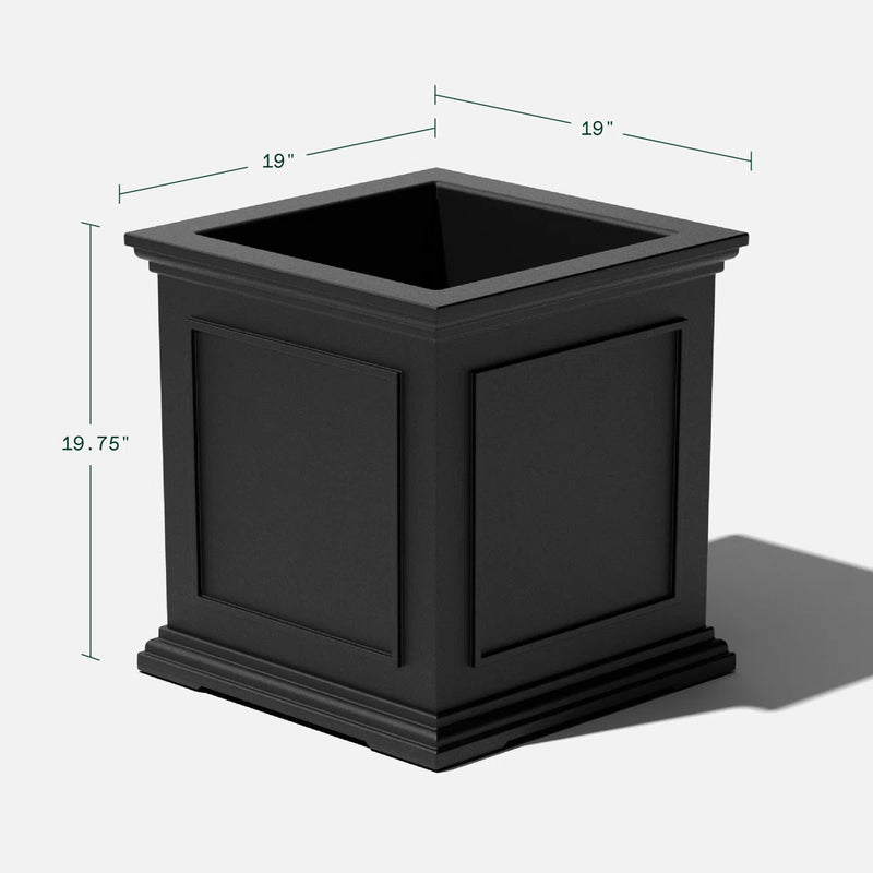 Sol 72 Outdoor™ Abram Planter Box in Black UBGK1188 - Refurbished
