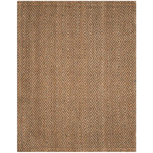 Ebern Designs 10' x 14' Geometric Handmade Flatweave Jute Rug C007316560 - Like New