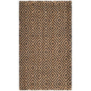 Tapis géométrique en jute tissé à la main en fibres naturelles Ebern Designs 152 x 244 cm (LFMF1565) - Comme neuf