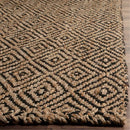 Tapis géométrique en jute tissé à la main en fibres naturelles Ebern Designs 152 x 244 cm (LFMF1565) - Comme neuf