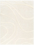 Wade Logan 7'10 x 10' Ailey Shag Cream Area Rug C010984808 - Like New