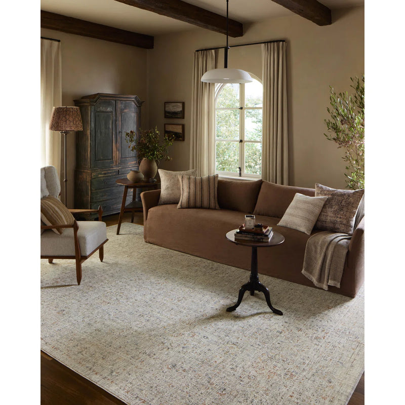 Amber Lewis x Loloi 9'6" x 13' Honora Bone / Multi Area Rug ABEH1170 - Like New