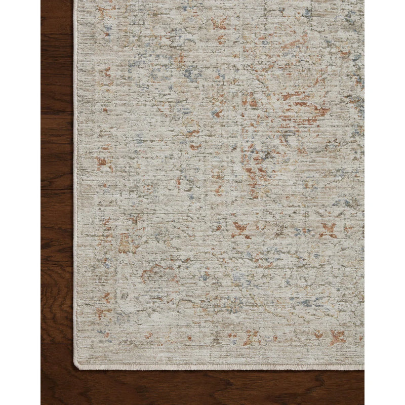 Amber Lewis x Loloi 9'6" x 13' Honora Bone / Multi Area Rug ABEH1170 - Like New