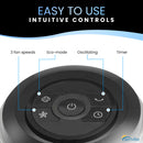 Senville 42" Oscillating Tower Fan 3 Speed Remote Control SENTF-19JRA - Refurbished