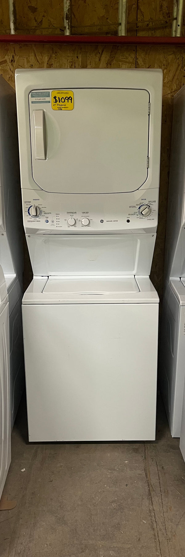 Used GE 27" Propane Laundry Center