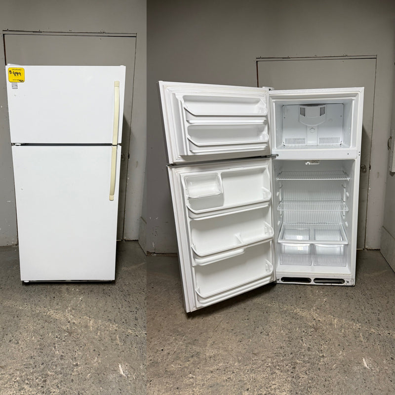 Used Kenmore White Top Mount Fridge