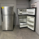 Used Frigidaire Stainless Steel Top Mount Fridge