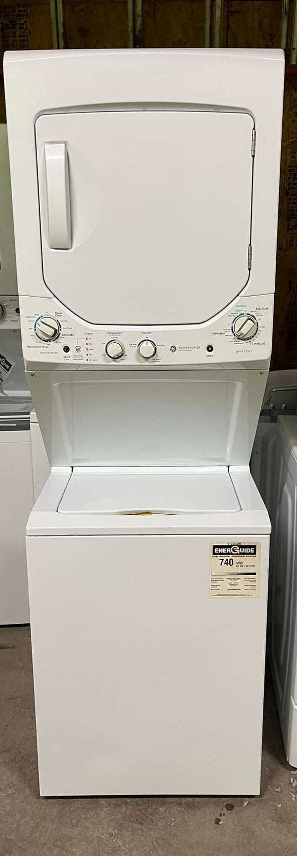 Used GE 24" Apartment Sized Gas Laundry Center