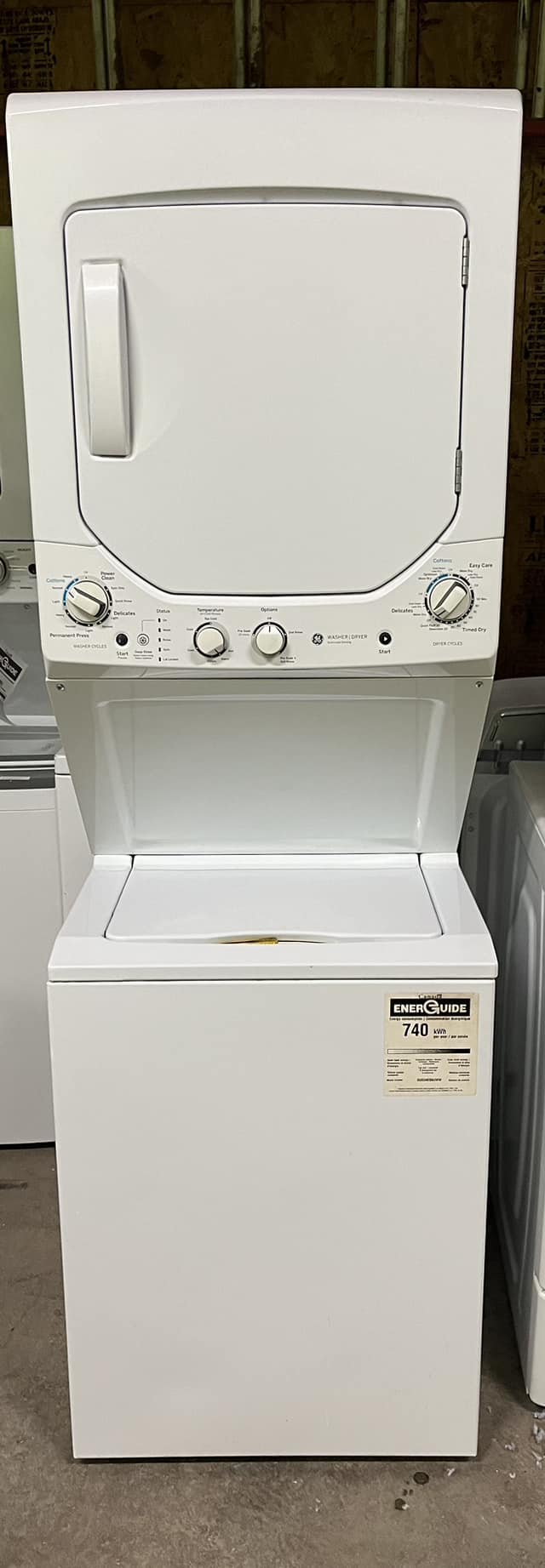Used GE 24" Apartment Sized Gas Laundry Center